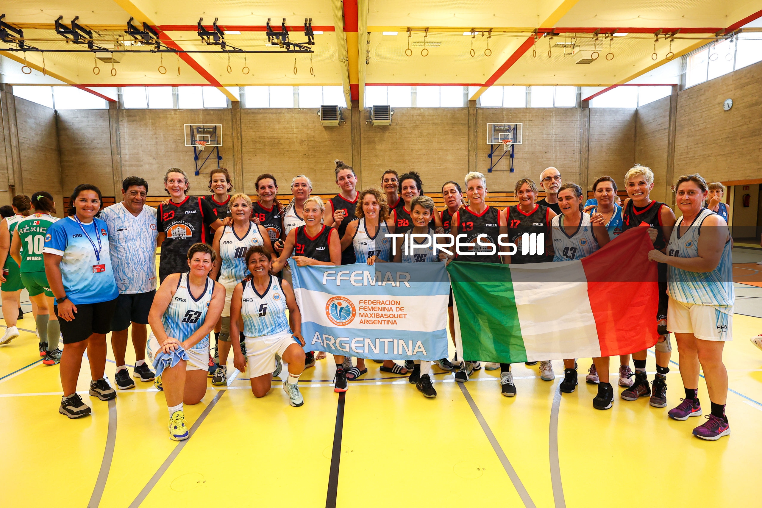 Maxibasketball: Argentina (FFEMAR) –  Italy (MB Women Milan) F55+