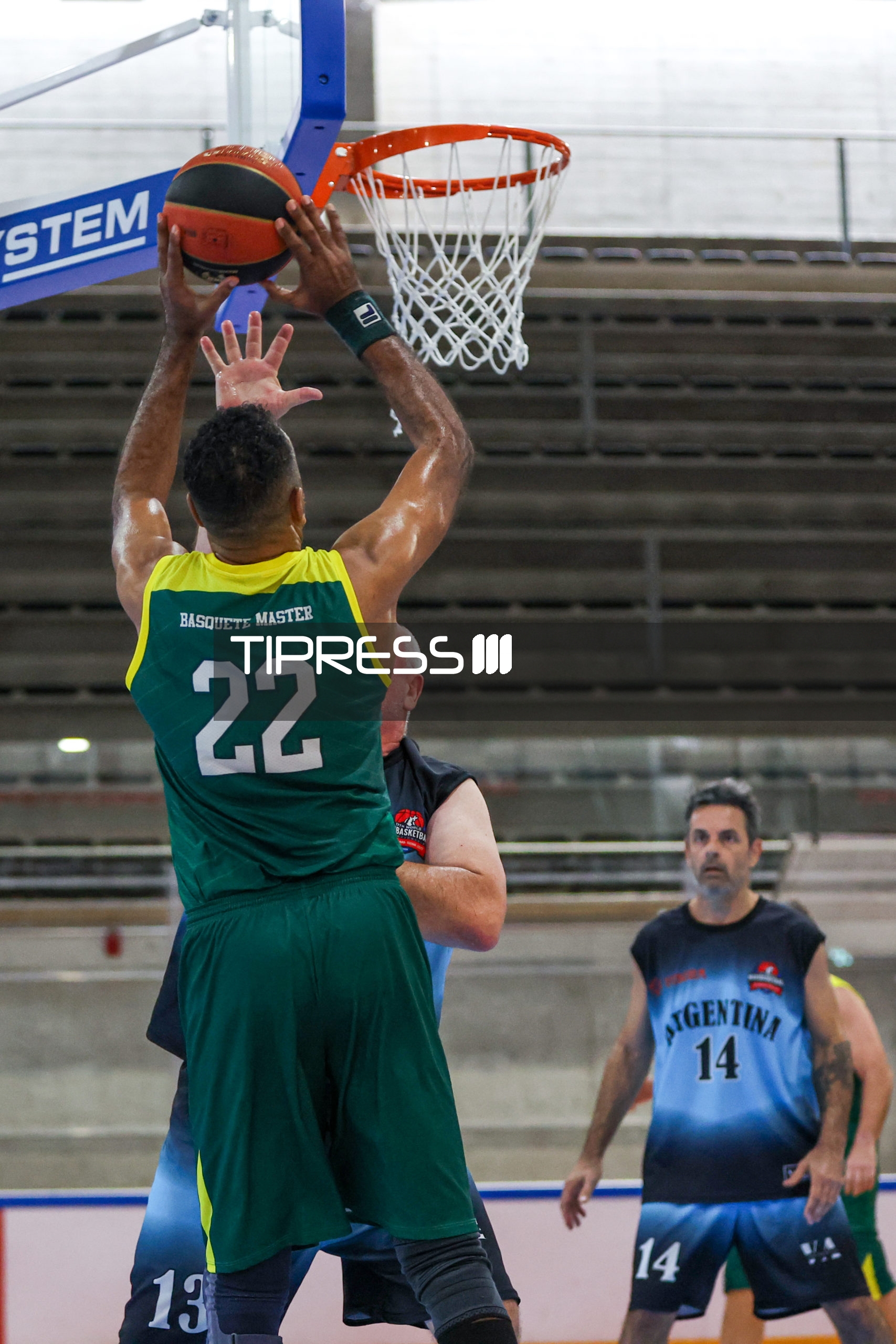 Maxibasketball: Argentina C (Morón) – Brazil B M55+