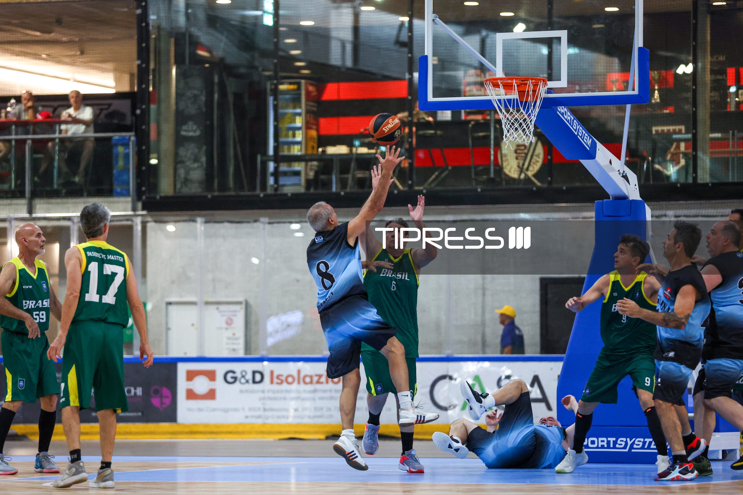 Maxibasketball: Argentina C (Morón) – Brazil B M55+