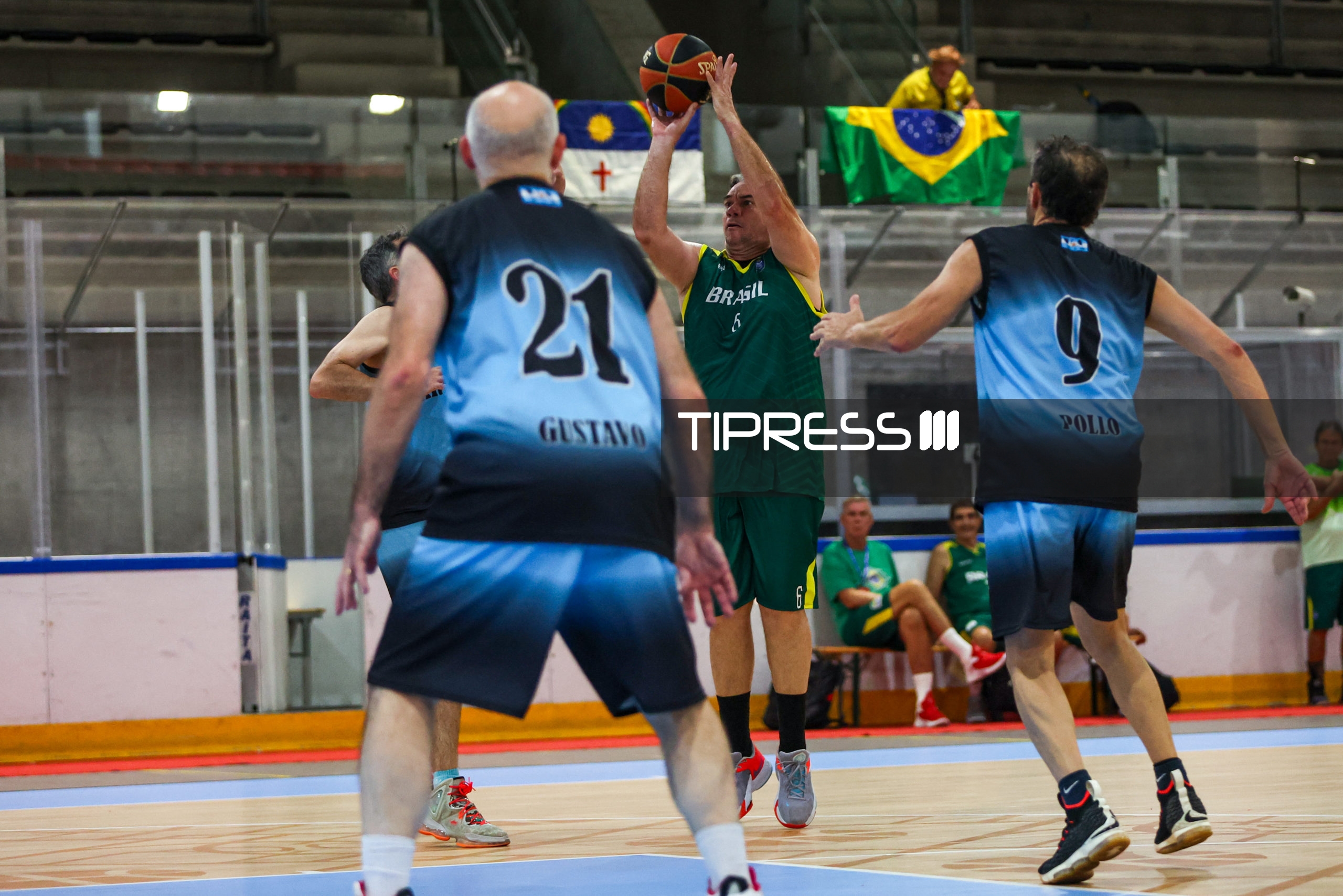 Maxibasketball: Argentina C (Morón) – Brazil B M55+