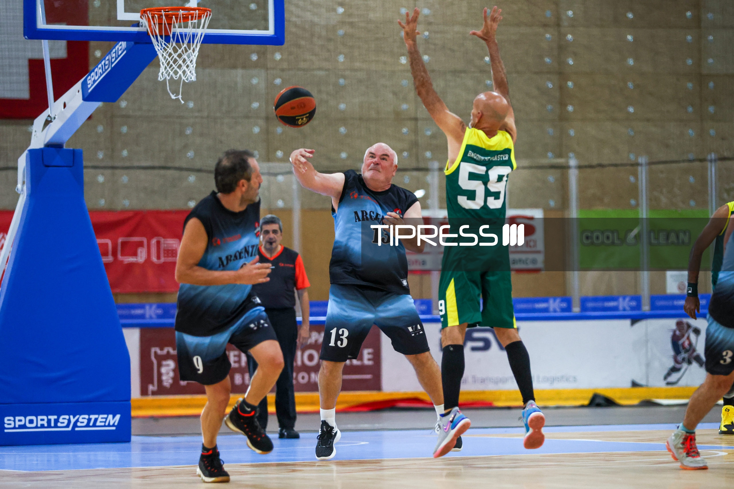 Maxibasketball: Argentina C (Morón) – Brazil B M55+