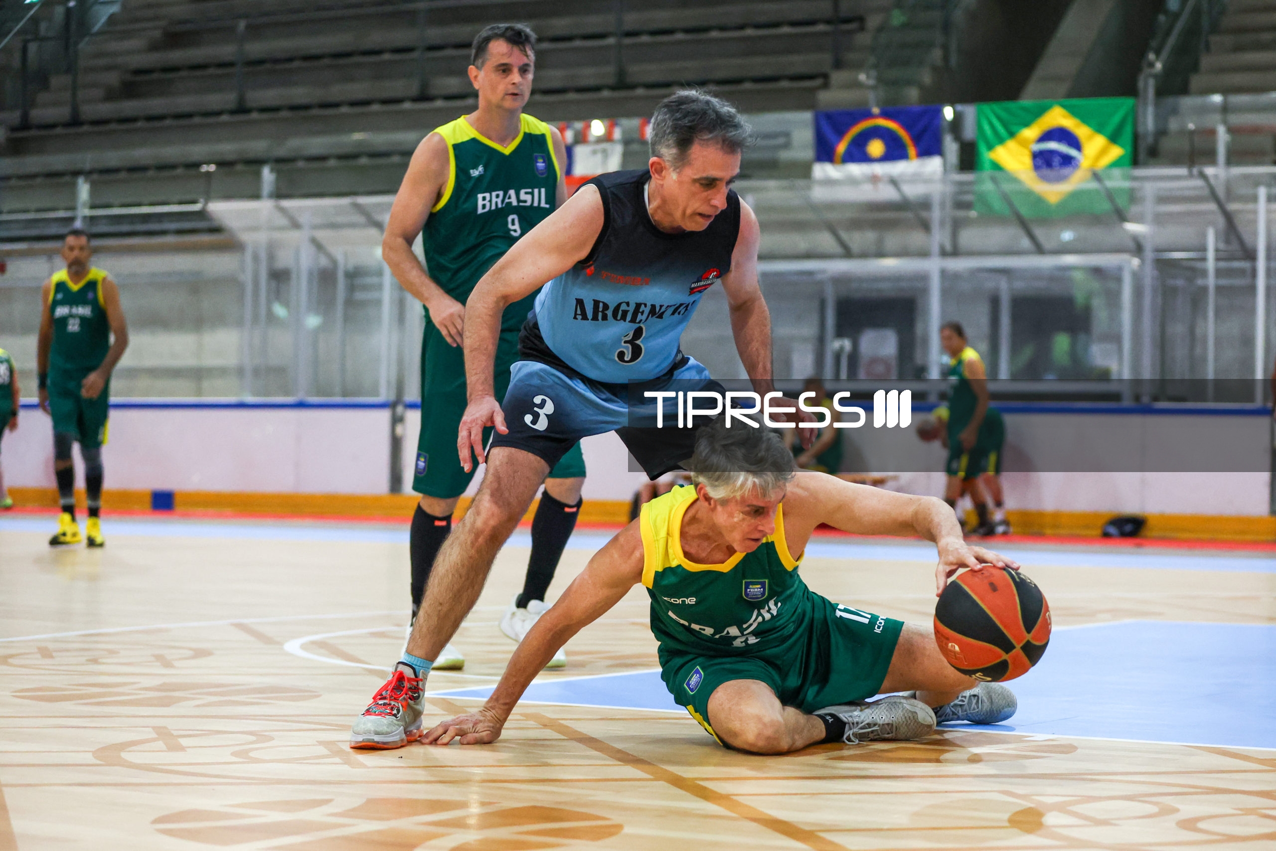 Maxibasketball: Argentina C (Morón) – Brazil B M55+