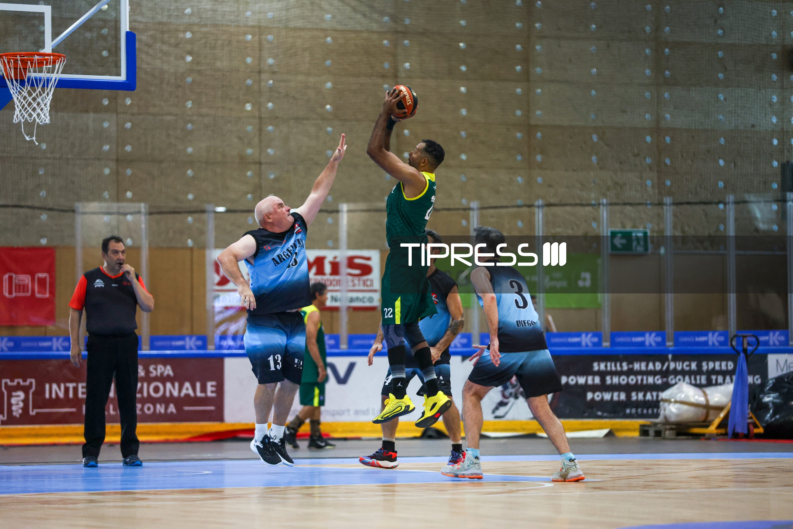 Maxibasketball: Argentina C (Morón) – Brazil B M55+