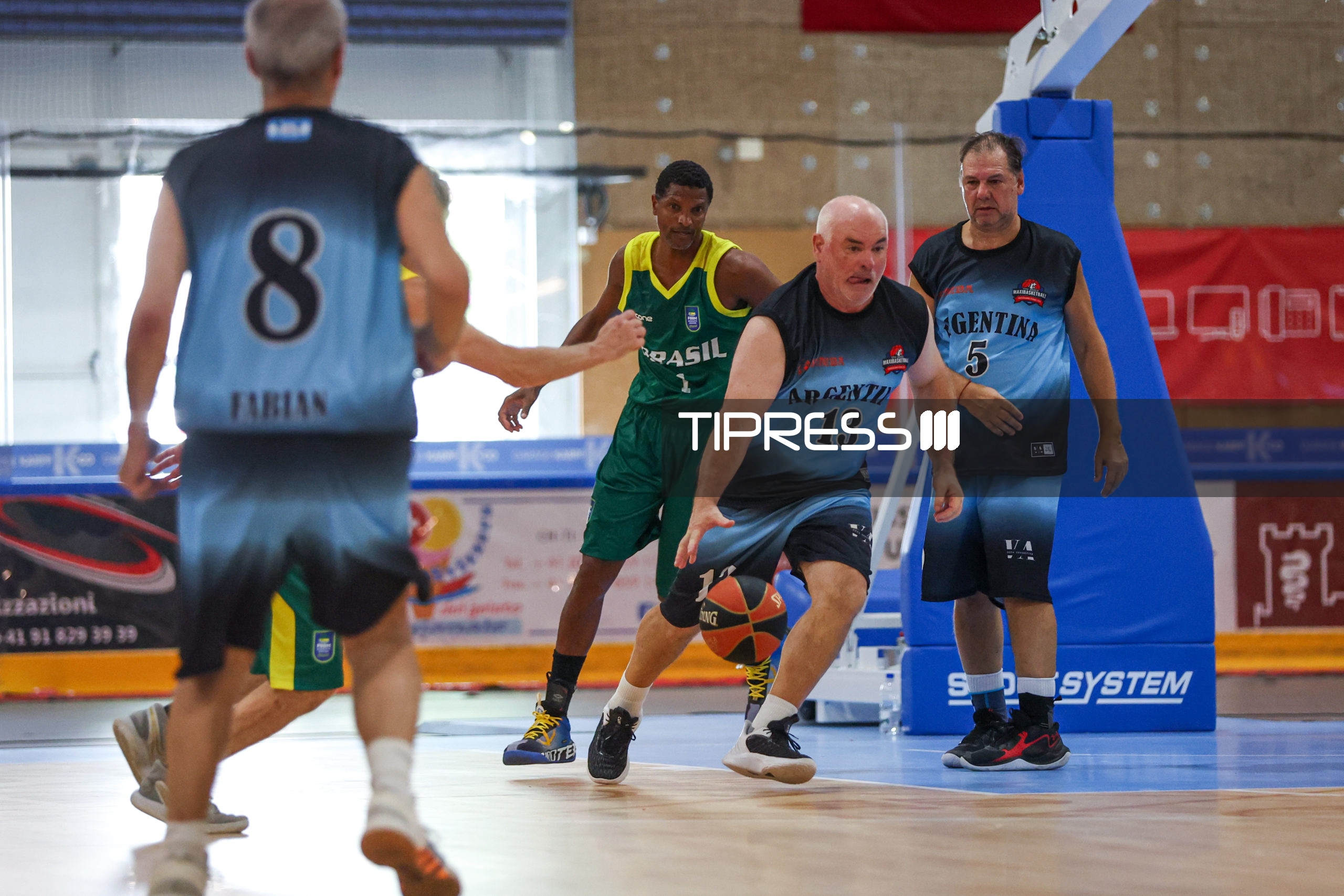Maxibasketball: Argentina C (Morón) – Brazil B M55+