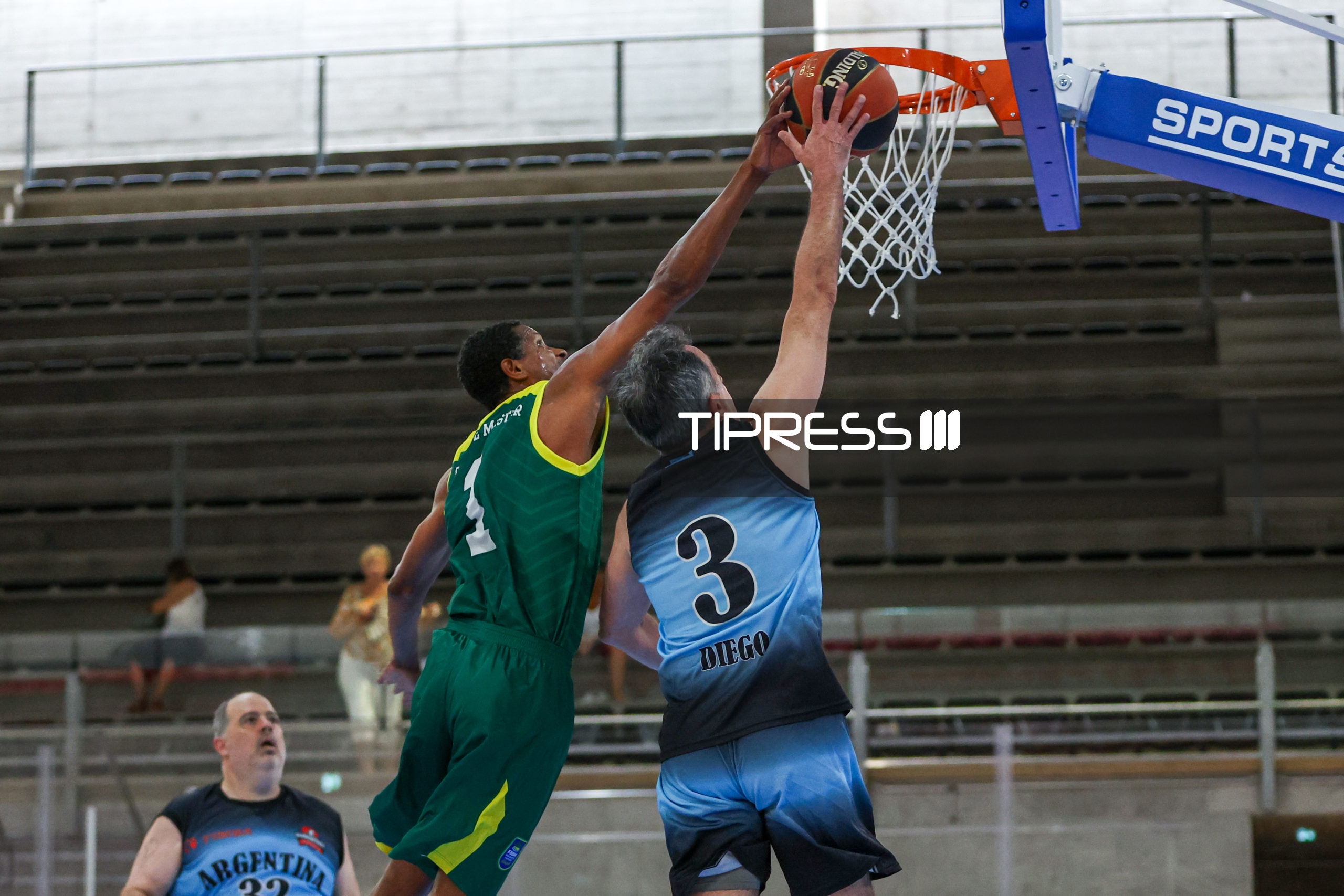 Maxibasketball: Argentina C (Morón) – Brazil B M55+