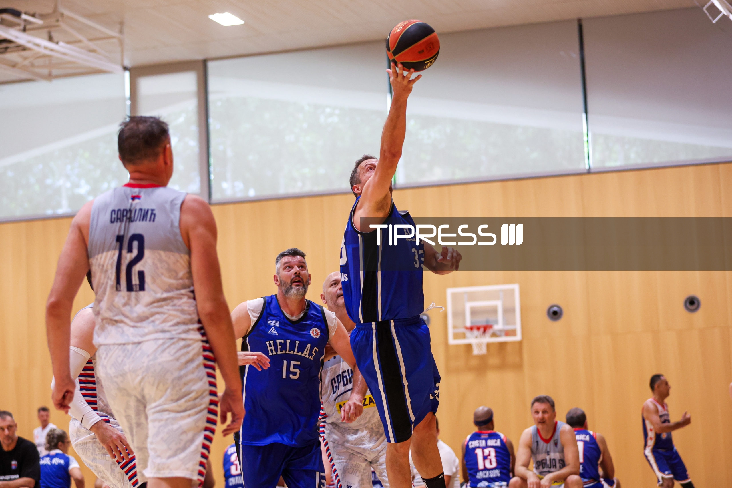 Maxibasketball: Serbia – Greece (EKA Athens) M50+