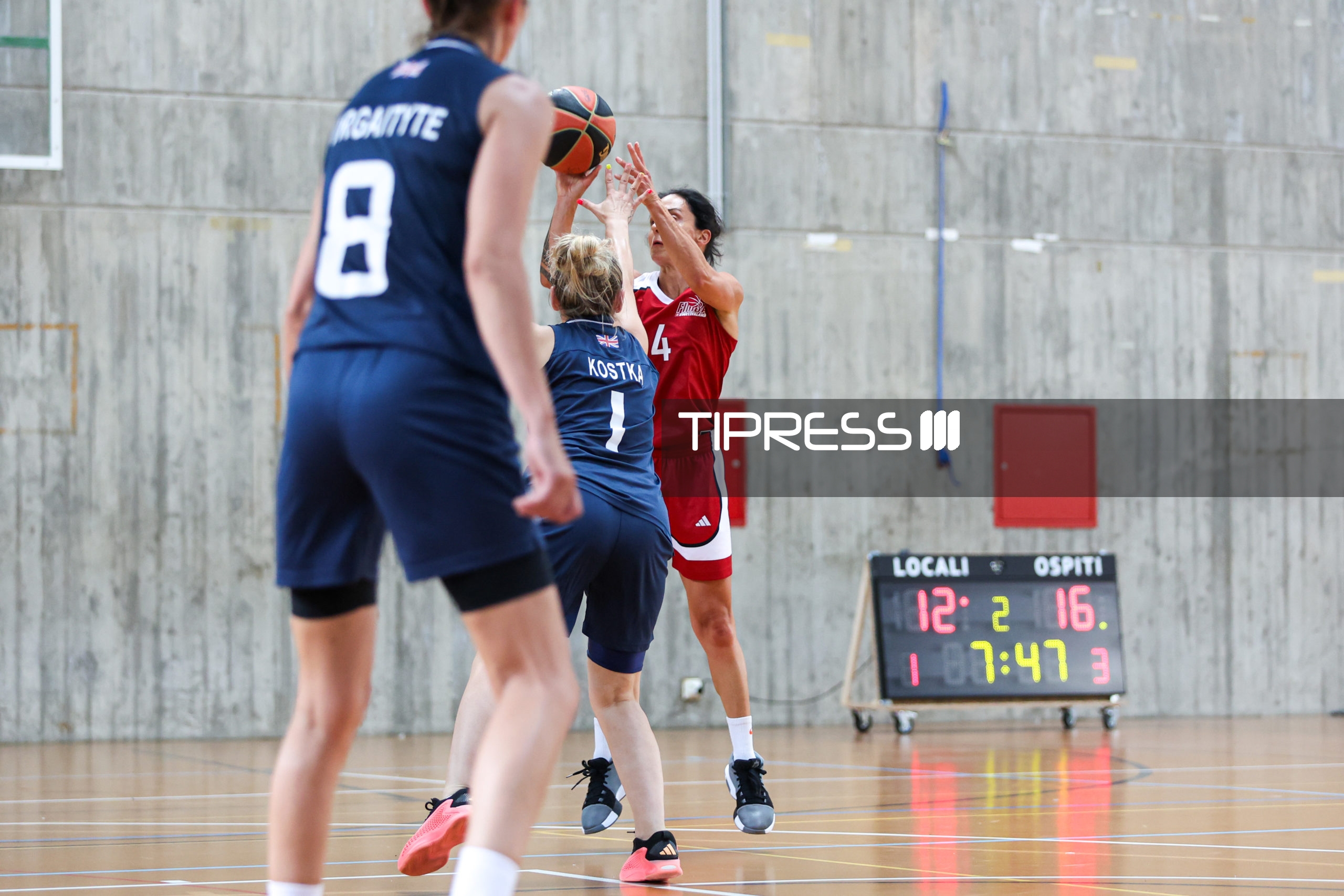 Basket: Switzerland –  United Kingdom GB Maxi F35+